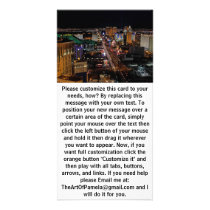 Las Vegas at Night Photo Card