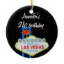 Las Vegas Birthday 21 Pendant