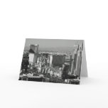 Las Vegas Black and White Photo Card