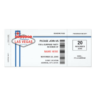 Boarding Pass Invitations &amp; Announcements | Zazzle.co.uk