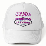 Las Vegas BRIDE Cap! NEW Plum Colour hats