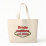 Las Vegas Bride Deep Red Color Tote Bag!