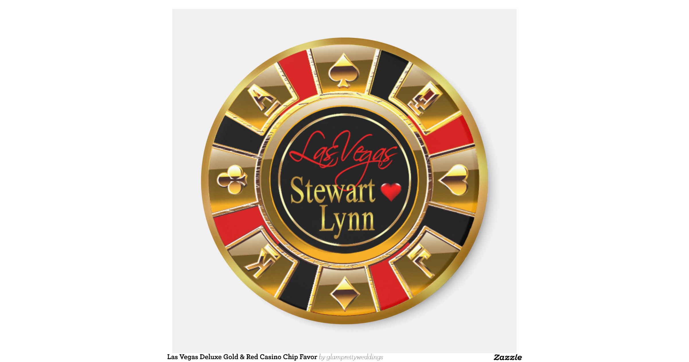 Las vegas casino poker chip magnet