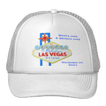 Las Vegas Elope Announcement Hats
