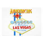Las Vegas Eloped Wedding Announcement