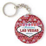 Las Vegas Hearts Keychain
