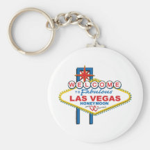Las Vegas Honeymoon Key Chain