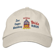 Las Vegas Jackpot - Bride Embroidered Hat