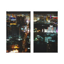 Las Vegas Lights Gallery Wrap Canvas