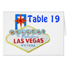 Las Vegas Parties Assigned Seating tent cards