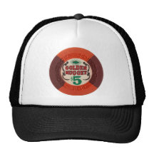 Las Vegas Poker Chip Casino Gambling Obsolete Mesh Hats