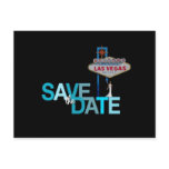 Las Vegas Save the Date Postcard