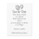 Las Vegas Save the Date postcards
