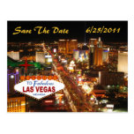 Las Vegas Save The Date Postcard