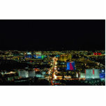 Las Vegas skyline at Las Vegas photo sculptures