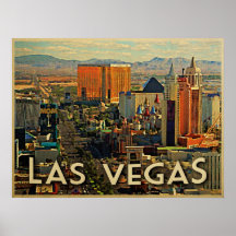 Las Vegas Skyline Poster