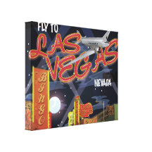 Las Vegas Stretched Canvas Print