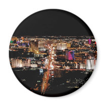 Las Vegas Strip Aerial View Magnet