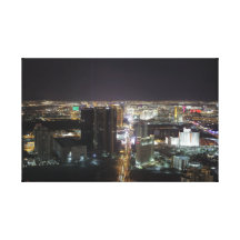 Las Vegas Strip at Night Gallery Wrap Canvas