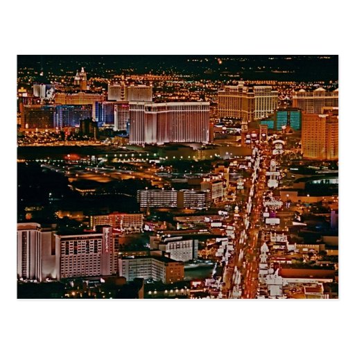 Las Vegas Strip Post Card