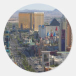 Las Vegas Strip Round Sticker