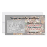 Las Vegas Strip We're Married Photo Cards photo cards