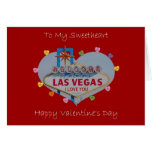 Las Vegas Sweetheart Valentine's Day Card