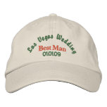 Las Vegas Wedding - Best Man embroidered hats