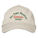 Las Vegas Wedding - Groom embroidered hats