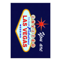 Las Vegas Wedding Invite