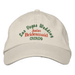 Las Vegas Wedding - Junior Bridesmaid embroidered hats