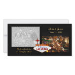Las Vegas Wedding Thank You Photo Cards photo cards