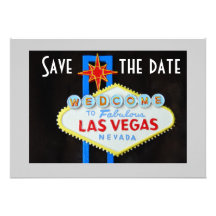 Las Vegas Weddings Save the Date Invitation
