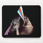 Laser cats mousepad