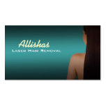 Laser Hair Removal Business Cards