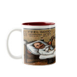 Lashs Man Barrel Bitters Vintage label mugs