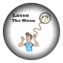 Lasso the moon stickers