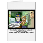Last Call 4 Turkeys Funny Cartoon Gifts cards