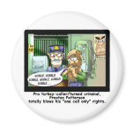 Last Call 4 Turkeys Funny Cartoon Gifts magnets