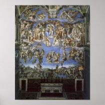 Last Judgement, Michelangelo Poster