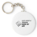 Last Night A Condom Saved My Life - Funny Humour keychains