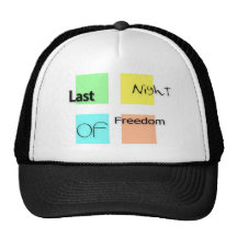 Last night of freedom hats