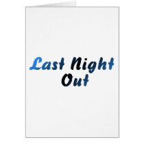 Last Night Out (blue)