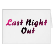 Last Night Out (bride)