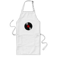 Last Night The DJ Saved My Life Vinyl Record Black Aprons