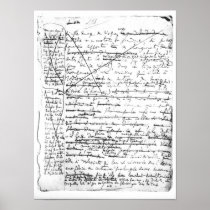 Last page of 'A la Recherche du Temps Perdu' Posters