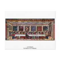 Last Supper, By Andrea Del Castagno Postcards