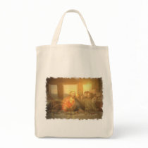 Last Supper Grocery Tote Bag