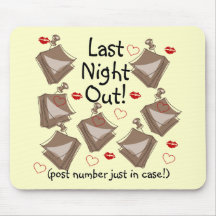 LASTNIGHTOUTPOSTNUMBER MOUSE MATS