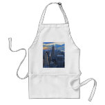 Late afternoon NYC Skyline as sunset approaches Aprons